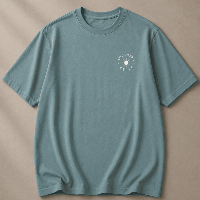 Teal Oversized T-Shirt